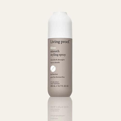 No frizz smooth styling spray