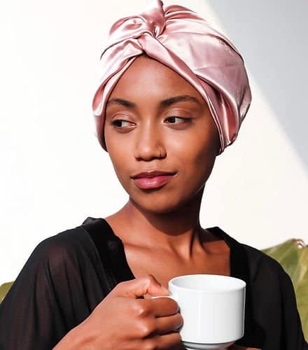 Turbante de Satén para dormir