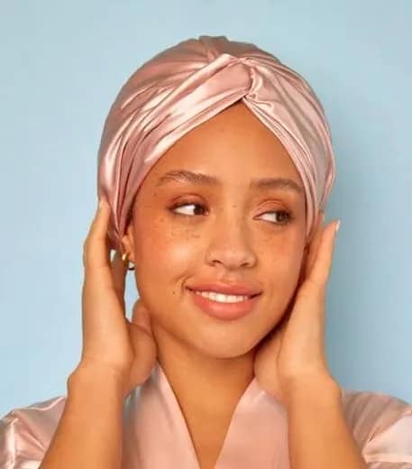 Turbante de Seda para dormir