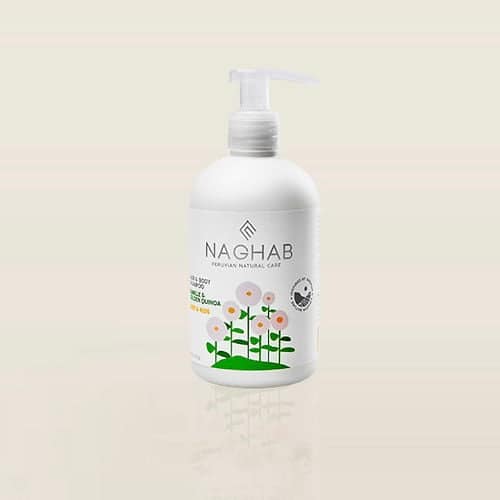 Shampoo Naghab KAMILLE & GOLDEN QUINOA Cabello y Cuerpo