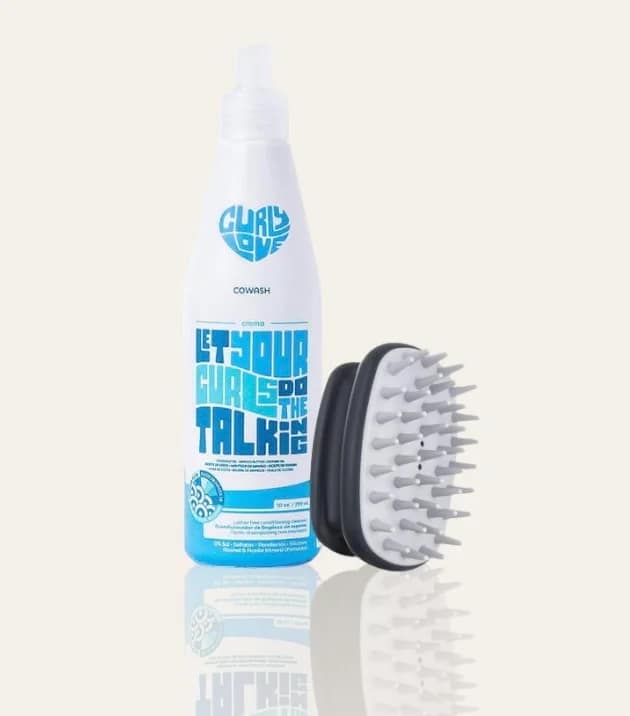 CurlyLove PACK Co wash + Scalp Brush